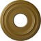 Ekena Millwork Classic Ceiling Medallion (Fits Canopies up to 7 1/4"), Hnd-Painted Gold, 12 3/8"OD x 4"ID x 1 1/8"P CM12CLGLS - alternate 1